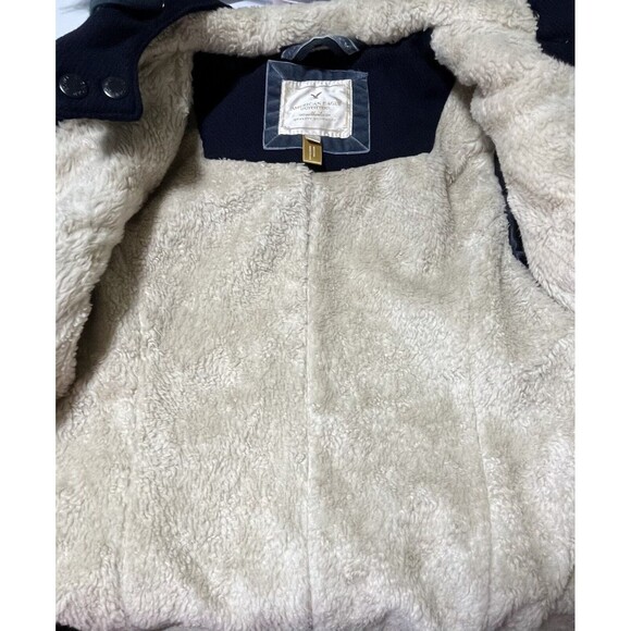 American Eagle Outfitters Blue Pea Coat - Picture 7 of 7